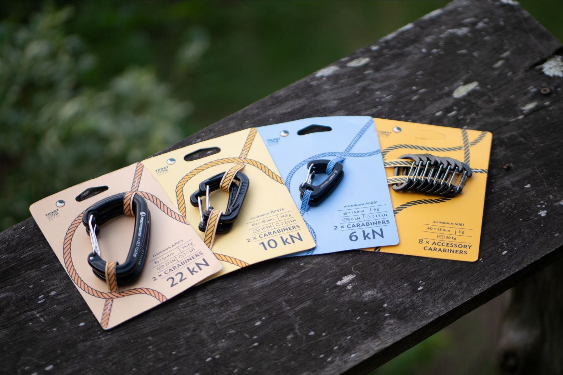 LIGHTEST CARABINER SET - 6kN