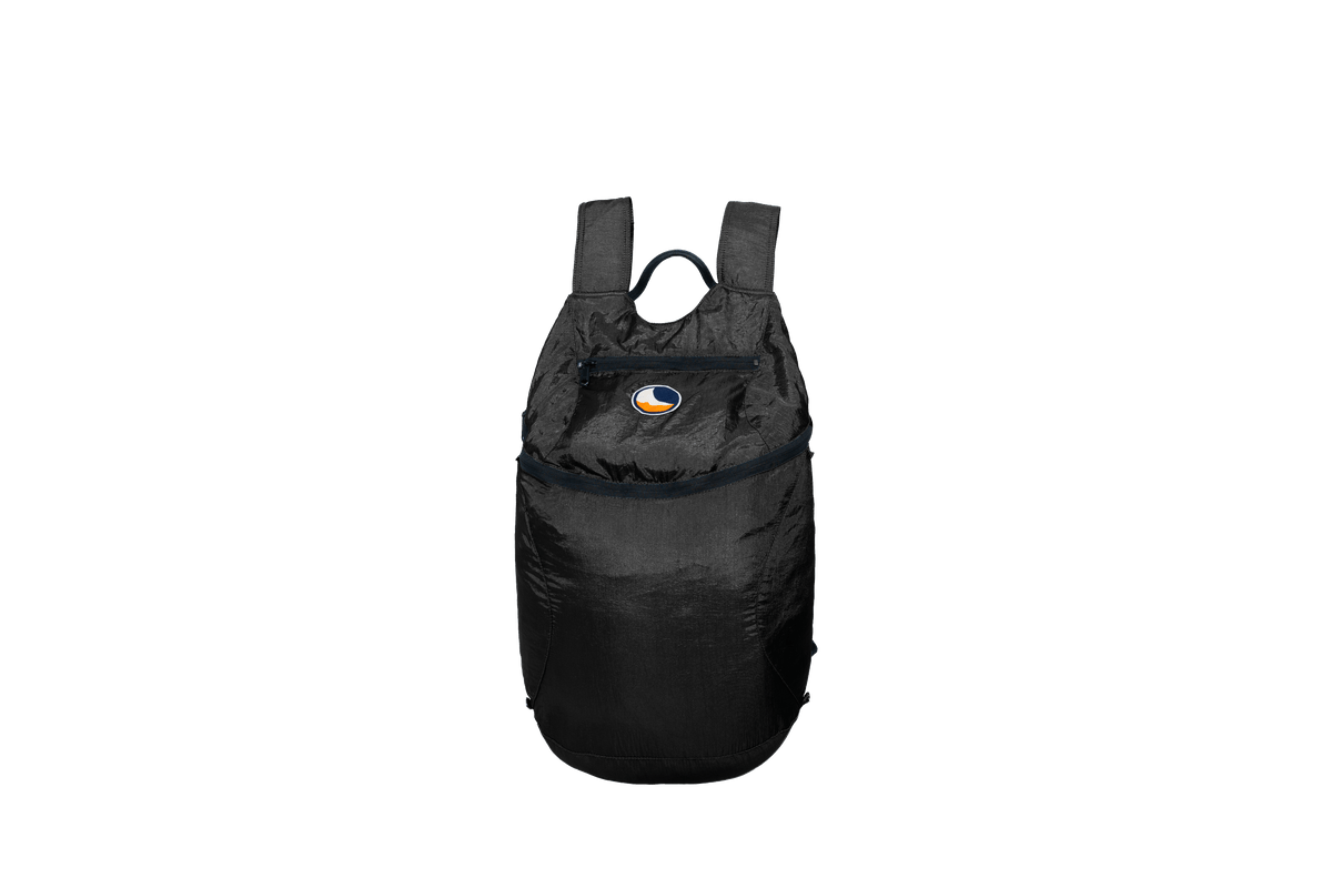 Backpack Plus 25L in Black, front view
