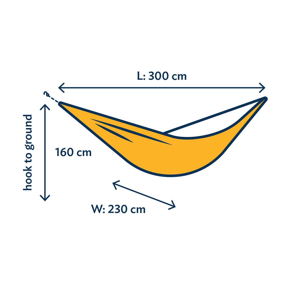 Travel Hammock King Size (Custom) – technical specifications