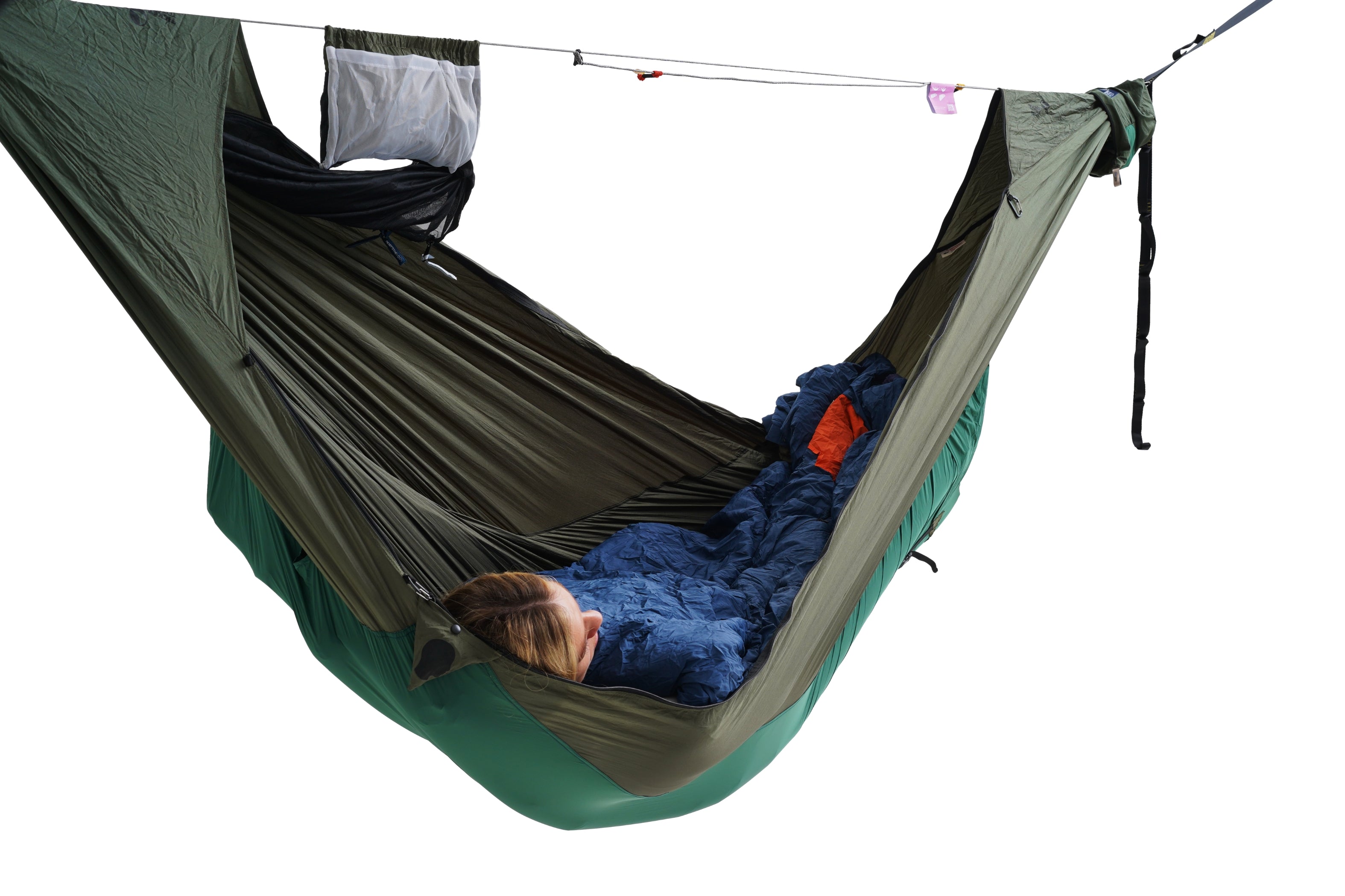 best hammock to use as fish net Pro Mat Hammock – with Sleeping Pad Sleeve & Bug Net