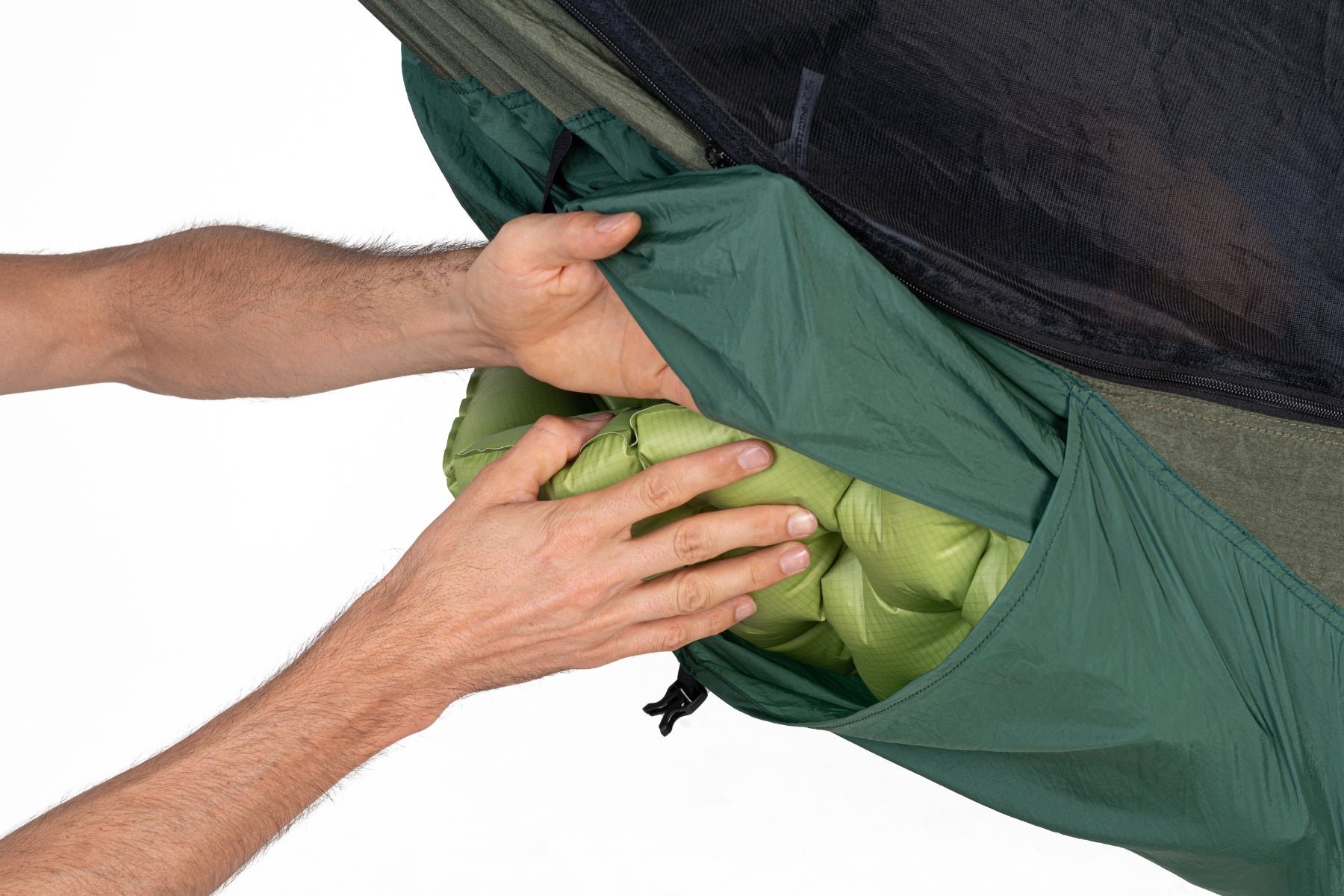 PRO MAT HAMMOCK – Hammock with Sleeping Pad Sleeve & Bug Net
