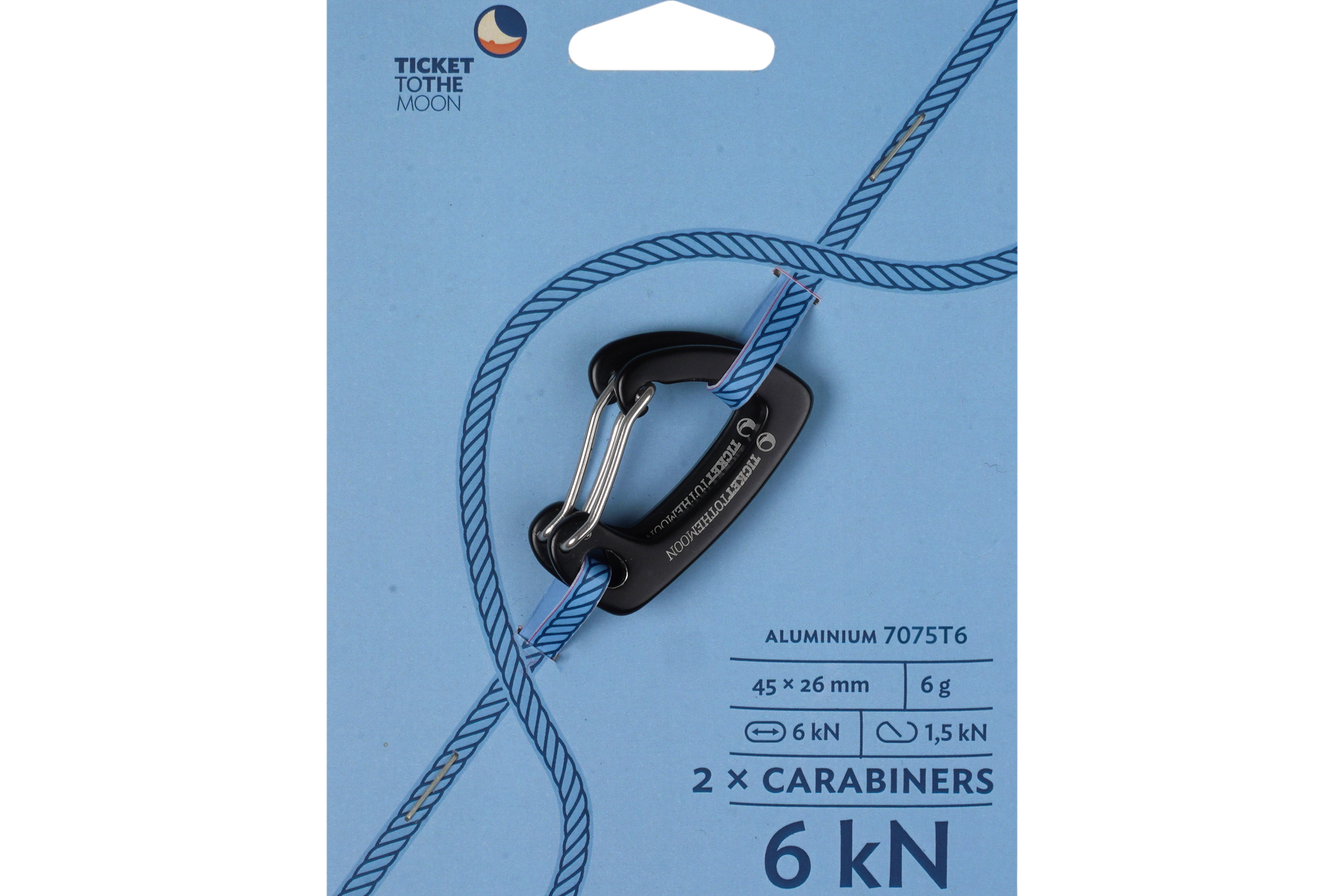 LIGHTEST CARABINER - 6kN