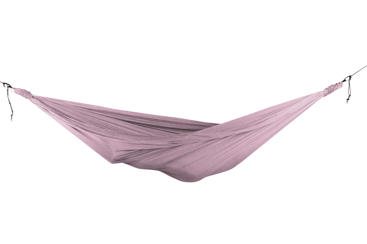 Home Hammock 520 in Rossy, hung empty, side view