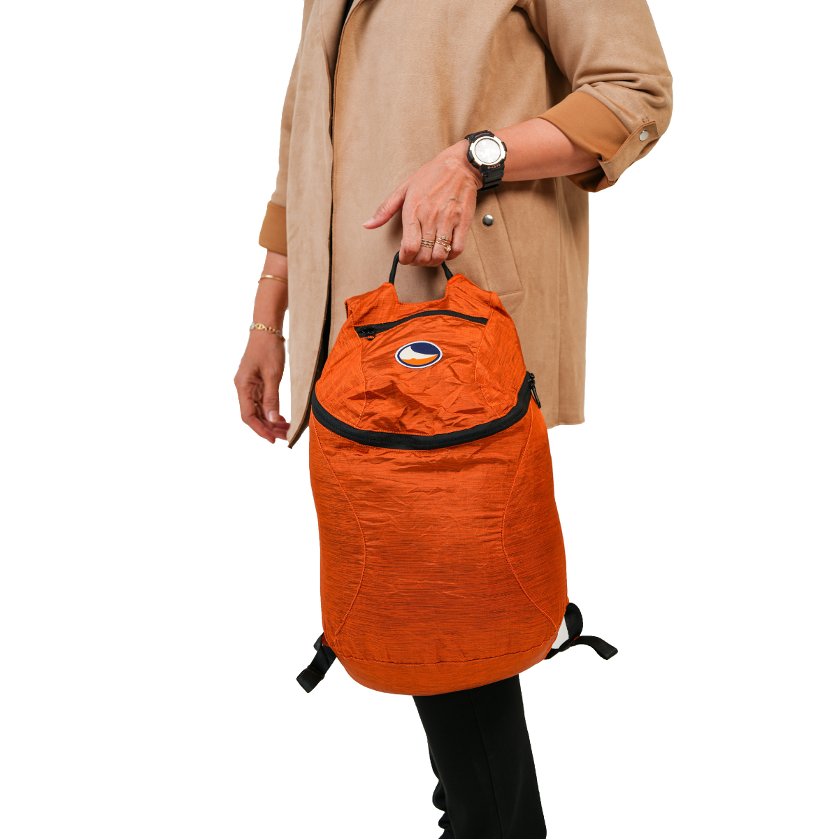 バッグ Moon Mini Backpack Premium – 15L Upcycled Foldable Daypack