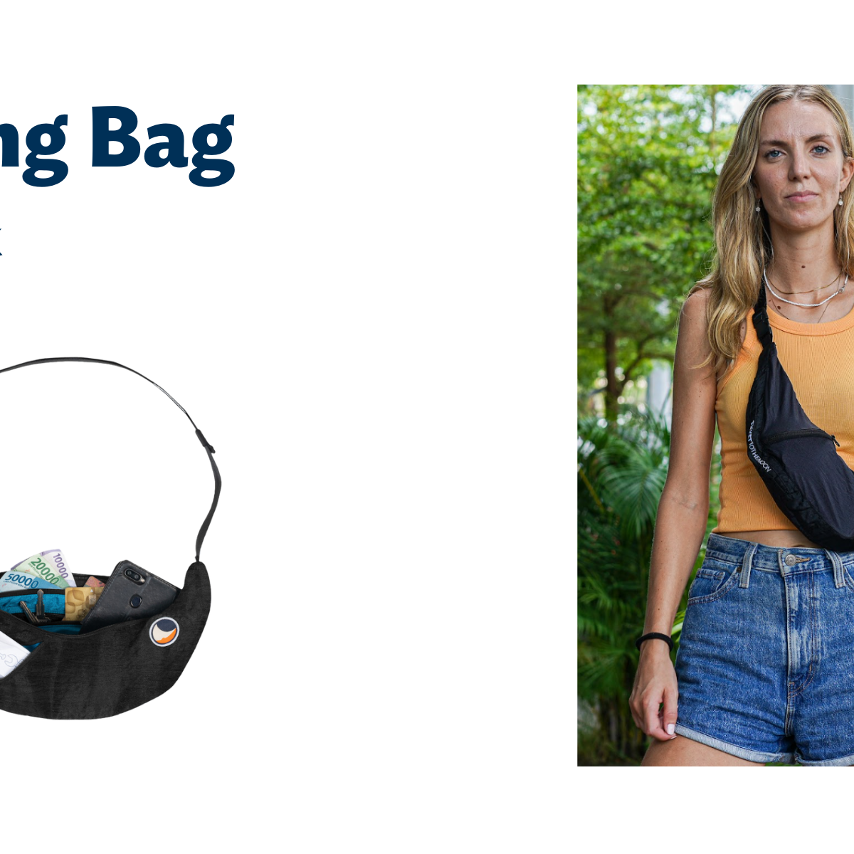 バッグ t.monk スリングバッグ - 月へのチケット